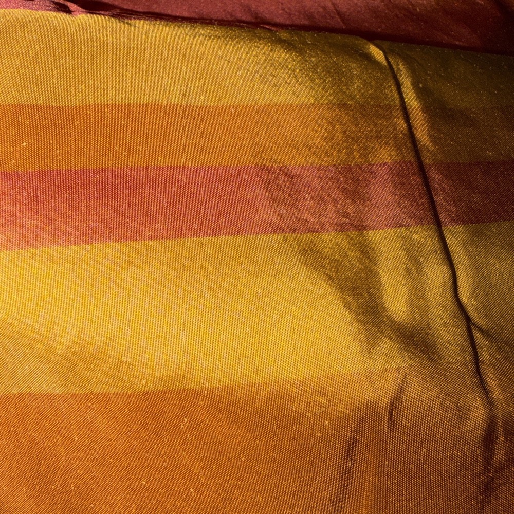 New Silk Sorrento Panel Z Gallery 54 X 96 Striped TerraCotta Panel Curtain